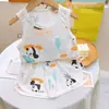 Pijama de Verano para Niños Algodón Puro Clase A Transpirable Unisex para Bebés y Niños Pequeños Ropa para Aire Acondicionado Conjunto de Chaleco para Bebé Ropa de Casa Comercio Exterior