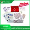 Mini kit de primeiros socorros portátil para viagens pessoais, resgate médico de emergência ao ar livre, kit médico de bordo contendo medicamentos.
