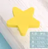 Alça de armário infantil de desenho animado, alça de gaveta de silicone fofa anti-colisão, alça de guarda-roupa Estrela Lua Nuvem Branca redonda