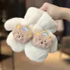 Guantes para Niños Calientes en Invierno, Guantes Gruesos con Forro Polar para Protección contra el Frío de Bebé, Guantes de Felpa Suaves y Calientes para Niñas, Guantes de Dedos Completos Lindos