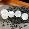 Cuentas ágata roja amarilla agujero grande cuentas sueltas apertura 10MM 3MM collar pulsera cuentas redondas semiacabadas joyería hecha a mano DIY