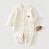 Macacões Acolchoados para Recém-Nascidos e Crianças Pequenas no Outono e Inverno, Roupas Quentes para Bebês Usarem ao Sair, Macacões, Pijamas e Roupas de Engatinhar
