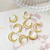 14K cor-preservando banhado a ouro fritilar lua pingente DIY jóias artesanais pulseira colar brincos pérola frisada acessórios