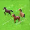 Animal caballo caballo modelo prado mesa de arena modelo material micro paisajismo adornos de animales escena accesorios de paisajismo