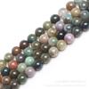 Popular Transfronterizo Piedra Natural Ágata Cristal Redondas Perlas Vidrio Sintético Perlas Sueltas Productos Semi-Terminados Accesorios para Joyería DIY Venta al Por Mayor