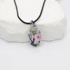 Ventas Directas de Fábrica Amazon Estilo Xiyin Árbol de la Vida Árbol Pequeño Gypsophila Flor de Cerezo Collar Moda Cadena Sencilla para Suéter