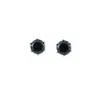 Nuevos Pendientes de Botón de Zirconia de Seis Garras de Lujo de Gama Alta para Mujer, Pendientes de Aguja de Plata S925 con Diamantes de Colores Estilo Ins, Pendientes de Alta Calidad