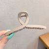 Clip Avanzado Sense Grasp Tamaño Grande Volumen de Cabello para Mujer Parte Posterior de la Cabeza Disco Cuadrado Esmerilado Clip para el Cabello ins Horquilla Lote para Niños