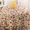 Tela de algodón y lino floral japonesa con estampado a cuadros cortina sofá tela de lino grueso mantel fresco tela y fondo de cabeza de tela