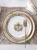 Louça de Porcelana Tangshan Estilo Europeu Tigelas, Pratos e Travessas Domésticas, Conjuntos de Tigelas e Pratos Livremente Combináveis, Louças, Pratos e Travessas