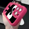 Estilo Celebridad de Internet Lindo Ojos Grandes Bola de Carbón Funda para iPhone 18P con Patrón Peculiar Cubierta Protectora de TPU Anti-Caídas