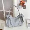 Bolso de Mano Simple de Gran Capacidad Estilo Coreano para Viajes Diarios 2026 Verano Nuevo Bolso Tote de Moda Elegante Bolso de Hombro Único para Debajo del Brazo