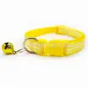 Coleira Pet 1cm Estampada Xadrez Conjunto Pescoço Gato Colar Ajustável com Decoração de Sino Exterior Anti-perda