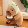 Estilo celebridade da internet boneca capivara transformada boneca de pelúcia fofa brinquedo presente de aniversário infantil boneca capivara