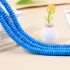 6*2mm Cuentas Espaciadoras de Ábaco de Jade de Cristal Natural Cuentas Sueltas DIY Pulsera Collar Espaciador Accesorios de Joyería Venta al por Mayor