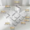Caixa de embalagem para joias com gaveta preta para joias, anéis e brincos, caixa de papel, suporta atacado de pequenos lotes em estoque