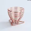 Piña de aire soporte creativo soporte de aire oficina pequeña base de resorte decoración de madera