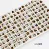 Broca para Cubitos de Hielo Dongzhou Broca de Cubo de 4 mm Huazi 4841 Mismo Estilo Cristal K9 de Alta Calidad Accesorios para Uñas Planos