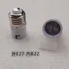 Portalámparas convertidor e27 a e14 reductor portalámparas externo e interno e cabeza de conversión grande a pequeño e a e tornillo lámpara