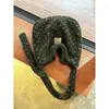 Bolsa de Mano de Felpa con Lunares Estilo Retro Coreano para Mujer 2025 Nuevo Otoño e Invierno Gran Capacidad Bolso de Hombro Cruzado Retro para Viajar