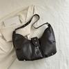 Bolsos Transfronterizos, Bolsos de Mujer, Bolsos Grandes, Bolsos de Hombro, Nuevos Bolsos Casuales de Axila 2025, Bolsos Dumpling de Estilo Retro Europeo y Americano
