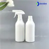 Botella Vacía Limpiador de Cuellos de Plástico de 500ml Eliminador de Manchas de Aceite Botella Pulverizadora Desincrustante para Baño y WC Botella Limpiacristales