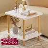 Mesa de Centro Nórdica Sala de Estar Apartamento Pequeño Mesa Lateral para Sofá Casa de Alquiler Dormitorio Estante de Almacenamiento de Mesita de Noche Mesa Cuadrada Gabinete Lateral Simple