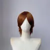 Peluca Color Universal Pelo Corto Levadizo Headgear de Anime Peluca de Cosplay COS Flequillo Lateral Peinado Corto Realista Stock de Fábrica