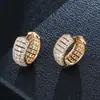 Amazon Moda Nueva Todo-partido Hip-hop Moda Mujer Microincrustación Circonita Pendientes Pendientes Yiwu Producto Pendientes