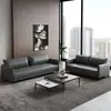 Sofá de oficina, juego de sofás sencillo, mesa de centro moderna minimalista, modelo nuevo para salas de recepción, hoteles, apartamentos y oficinas