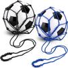Bolsa de Rede Nova para Dribles de Futebol Transfronteiriça, Treinador Auxiliar de Rebote para Chutar e Controle de Bola de Futebol, Bolsa de Rede Elástica Giratória