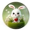Nova 3mm perfurado dupla face impresso cristal impresso acrílico placa artesanal diy rattan cesta tecida placa inferior acessórios de hardware