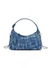 Bolsa Nova de Verão Tecida à Mão Bolsa Boston Almofada Bolsa de Lancheira em Jeans Bolsa Versátil com Corrente Transversal Bolsa para Celular