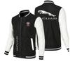 Chaqueta de béisbol de color liso para hombre, nueva, informal, holgada, de gran tamaño, con cremallera deportiva estándar, para deportes al aire libre