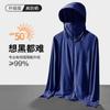 Ropa de Protección Solar Chaqueta Delgada Transpirable de Seda de Hielo para Hombre Verano Nueva Protección Ultravioleta Exterior Pesca Pareja Ropa de Protección Solar