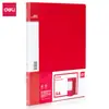 Deli China Vermelho Clips Fortes Simples e Duplos Assistente de Gerenciamento de Arquivos, Organizador de Documentos, Resistente e Durável, PP Espessado