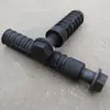 Fornecimento Direto de Fábrica de Peças Embutidas para Revestimento de Túneis Ferroviários e de Metrô, Acessórios de Parafuso com Bucha de Nylon Preto de Alta Resistência para Dormentes de Trilho