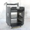 Gabinete de Amplificador 8U16U Caixa de Som Mixer Projetor Tampa Superior Hidráulica Rack Uso em Palco Maleta de Voo