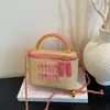 2026 Moda Nuevo Estilo Costura Personalizada Elegante Diario Bolso de Hombro Tipo Cubo para Mujer