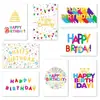 Tarjetas de Feliz Cumpleaños con Foil Dorado Personalizadas Transfronterizas Tarjetas de Felicitación de Cumpleaños Estampadas en Caliente Venta al por Mayor en Amazon