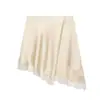 Para Ropa Europea y Americana Femenina Transfronteriza Aliexpress Venta Caliente Verano Elegante Versátil Satén Encaje Dobladillo Cruzado Falda