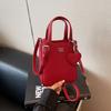 Bolso Transfronterizo de Comercio Exterior con Patrón de Lichi para Mujer, Nuevo Modelo 2025, Bolso de Mano Estilo Ins con Acabado de Alta Gama, Bolso Cruzado para Teléfono de Hombro Único