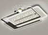 Lámpara de sala de estar italiana minimalista de cielo estrellado nuevo, lujo ligero con una sensación de alta gama, lámpara de techo rectangular simple nórdica, accesorios de iluminación Zhongshan