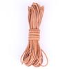 Cuerda redonda de cuero de color verdadero cuerda de cuero cuero genuino cuero vacuno curtido vegetal cuero hecho a mano material de cuero para bricolaje cuero vacuno fábrica punto venta al por mayor