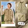 Chaleco Ligero de Plumas para Niños Ropa Infantil Chaleco de Plumas para Niñas Nuevo Estilo 2026 para Niños Mayores Moda Otoño e Invierno