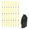 Palo de Señalización para Entrenamiento de Fútbol Palo de Bandera de Esquina Se Puede Empalmar en el Suelo y Envolver Alrededor del Palo de Fitness para Correr en Forma de Serpiente Conjunto de Postes Obstáculo para Entrenamiento de Agilidad