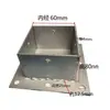 Soporte de Base de Tubo Cuadrado Acero Inoxidable Hierro Galvanizado Reforzado Anticorrosión Madera Poste para Enrejado de Uvas Cubierta de Pie Base de Columna