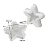 Mono Pegamento de Cristal Molde DIY Yeso Bandeja de Almacenamiento Estrella de Cinco Puntas Luna en Relieve Bandeja de Silicona Venta al por Mayor