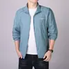 Ropa de protección solar de moda 2024, chaqueta fina para hombre, ropa deportiva transpirable de verano para exteriores con protección UV.
