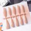 Fábrica de Productos Semi-Terminados para Uñas Portables Uñas Largas Hechas en Fábrica con Gradiente de Rubor Codificado Spray de Esmalte de Uñas Portátil Piezas de Uñas